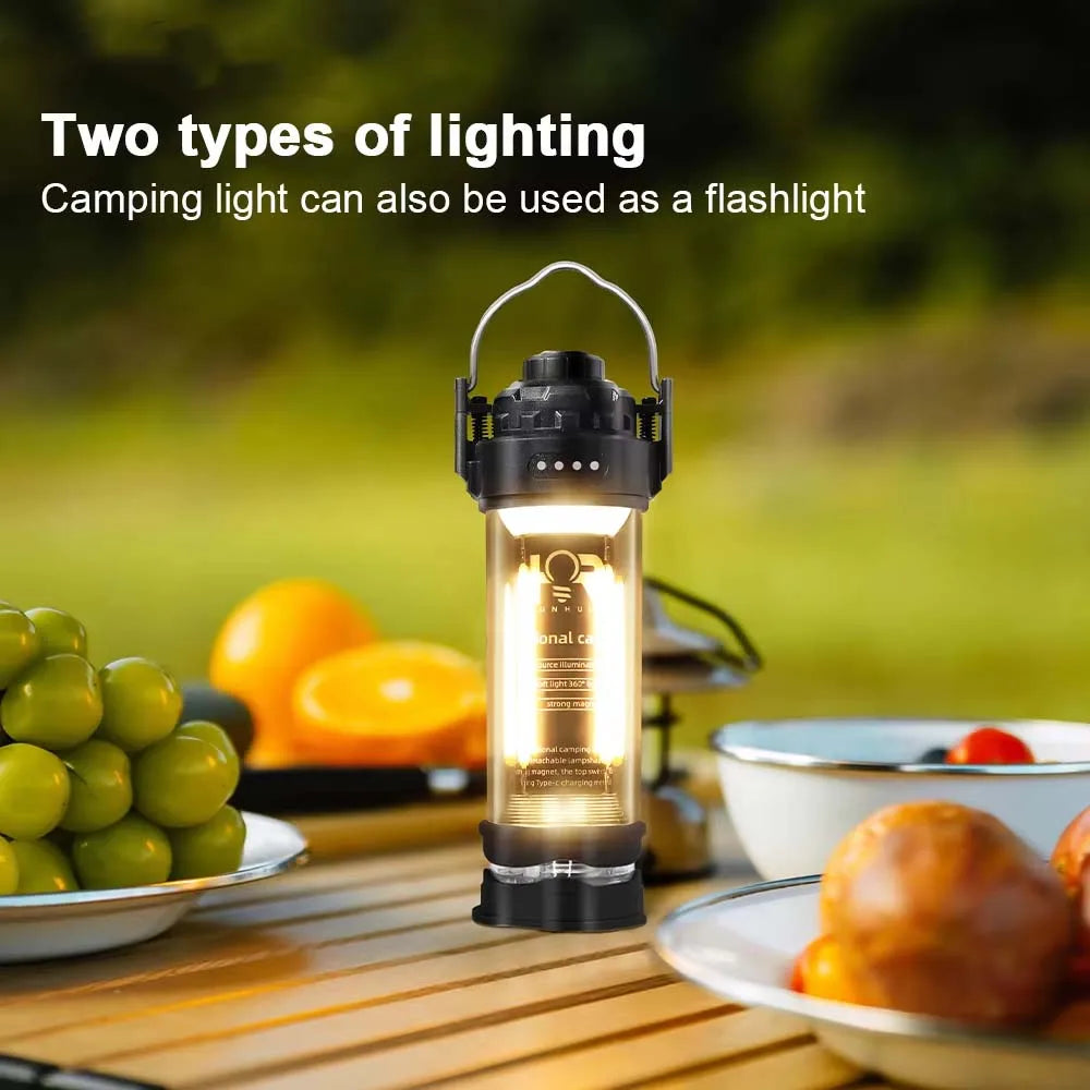 DOTWISE 3000mAh Retro Portable Camping Lantern – Waterproof Outdoor Tent Light